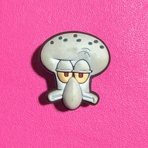 Squidward Croc Charm